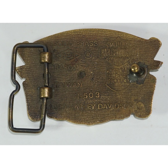 Harley-Davidson Made InThe USA Belt Buckle Vintage - Picture 5 of 8